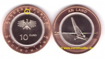 10 Euro Gedenkmünze Deutschland 2020 -A- An Land