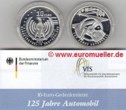 10 Euro Gedenkmünze Deutschland 2011 Automobil PP