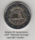 2 Euro Sondermünze Belgien 2007 RV