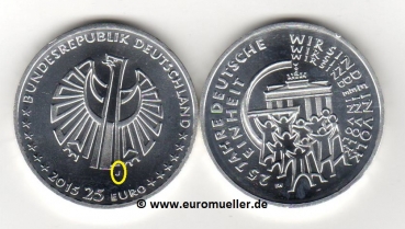 Deutschland 25 Euro Gedenkmünze 2015 -J- Silber