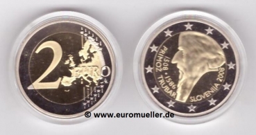 2 Euro Sondermünze Slowenien 2008 PP