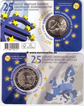 2 Euro Sondermünze Belgien 2019 E.M.I - CC niederl.