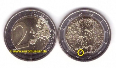 2 Euro Sondermünze Deutschland 2019 Mauerfall -F-