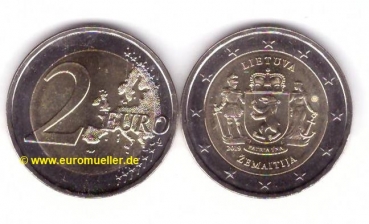 2 Euro Sondermünze Litauen 2019 Zemaitija