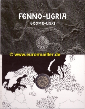 2 Euro Sondermünze Estland 2021 - Finno-Ugrische Völker bu.