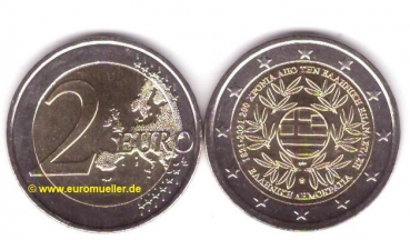 2 Euro Sondermünze Griechenland 2021 - griech. Revolution