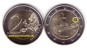2 Euro Sondermünzen Deutschland 2022 Thüringen -F-