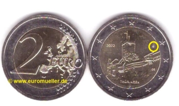 2 Euro Sondermünzen Deutschland 2022 Thüringen -G-