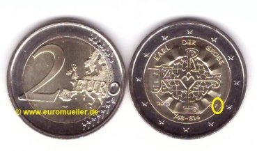 2 Euro Sondermünze Deutschland 2023 Karl der Große -F- unc.