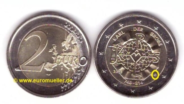 2 Euro Sondermünze Deutschland 2023 Karl der Große -G- unc.