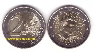 2 Euro Sondermünze Luxemburg 2023 Henri IOC