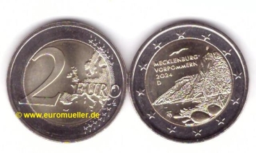 2 Euro Sondermünze Deutschland 2024 Meck.-Pom. -F-