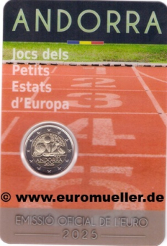 2 Euro Sondermünze Andorra 2025 Spiele