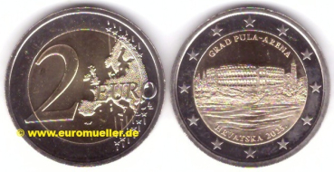 2 Euro Sondermünze Kroatien 2025 Pula Arena