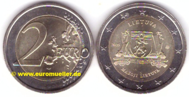 2 Euro Gedenkmünze Litauen Mazoji
