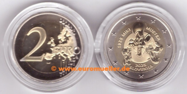 2 Euro Sondermünze Slowenien 2025 M. Muster PP