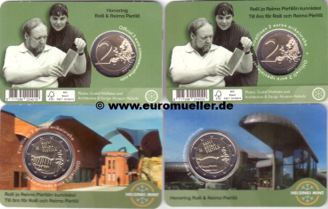 2 Euro Gedenkmünze Finnland 2026 - Pietilä - 2x CC