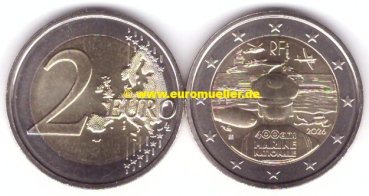 2 Euro Gedenkmünze Frankreich 2026 Marine