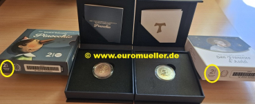 2x 2 Euro Italien 2026 Pinoccio + Assisi PP Reverse