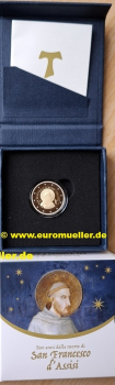 2 Euro Gedenkmünze Italien 2026 - F. v. Assisi PP
