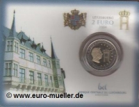 2 Euro Sondermünze Luxemburg 2004 bu.