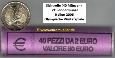 Rolle 2 Euro Sondermünze Italien 2006