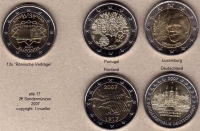 25x 2 Euro Sondermünzen 2007