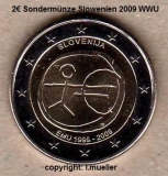 2 Euro Sondermünze Slowenien 2009 (WWU)