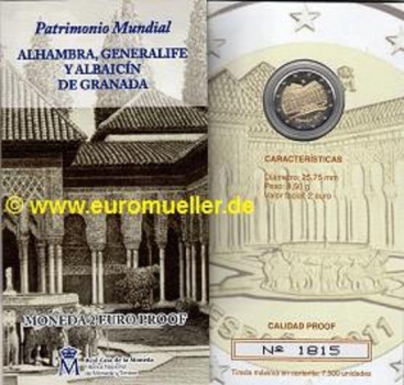 2 Euro Sondermünze Spanien 2011 PP