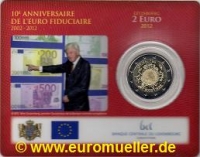 2 Euro Sondermünze Luxemburg 2012 - Bargeld - Coincard