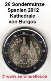 2 Euro Sondermünze Spanien 2012 Burgos