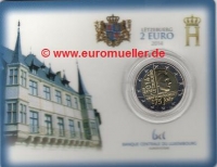 2 Euro Sondermünze Luxemburg 2014 Unabhängigkeit bu.
