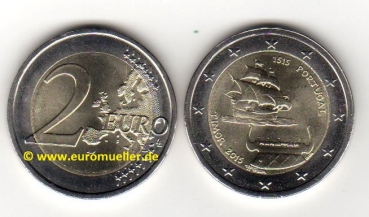 2 Euro Sondermünze Portugal 2015 Timor