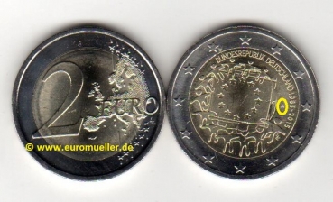 2 Euro Sondermünze Deutschland 2015 Flagge A