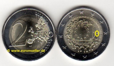 2 Euro Sondermünze Deutschland 2015 Flagge D