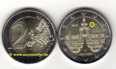 2 Euro Sondermünze Deutschand 2016 A