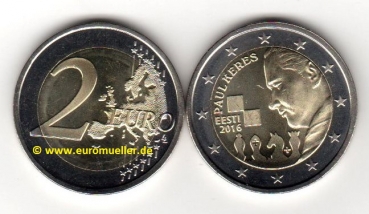 2 Euro Sondermünze Estland 2016
