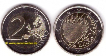 2 Euro Sondermünze Finnland 2016 Leino