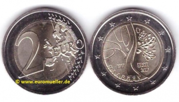 2 Euro Sondermünze Estland 2017 Unabhängigkeit