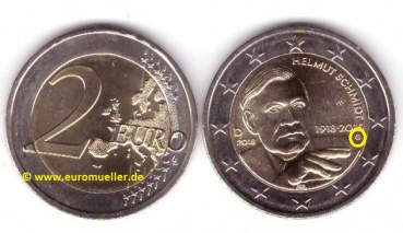 2 Euro Sondermünze Deutschland 2018 Schmidt -G-
