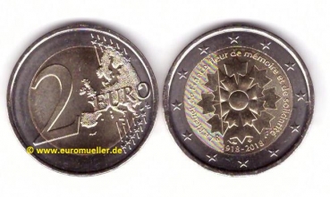 2 Euro Sondermünze Frankreich 2018 Kornblume