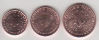 Niederlande 1 + 2 + 5 Cent 2005 lose