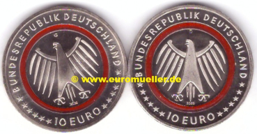 10 Euro Gedenkmünze Deutschland 2026 Rettungsdienste -G-