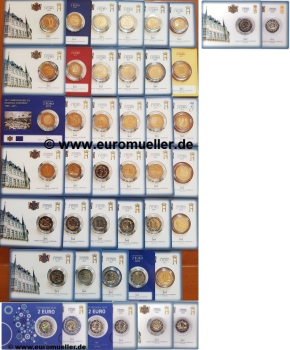 Luxemburg 2 Euro Sondermünzen 2004 - 2026 bu. in CoinCard