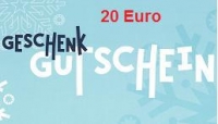 20 Euro Geschenkgutschein incl. Versand