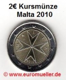 Malta 2 Euro Kursmünze 2010