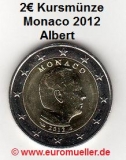 Monaco 2 Euro Kursmünze 2012