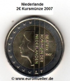 Niederlande 2 Euro Kursmünze 2007