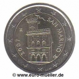 San Marino 2 Euro Kursmünze 2007