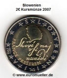 Slowenien 2 Euro Kursmünze 2007